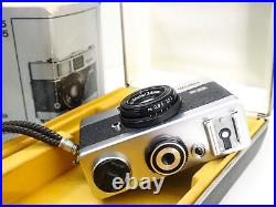 Vintage Compact Camera Rollei B 35 Carl Zeiss 3.5/40 Lens with Argus Flash Bar