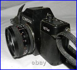 Vintage Contax 167MT 35mm Film Camera with Carl ZeissPlanar 1.7 50mm lens