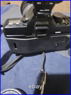 Vintage Contax 167MT 35mm SLR Film Camera Kit With Rare Carl Zeiss Lens, flash