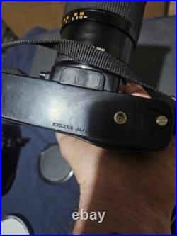 Vintage Contax 167MT 35mm SLR Film Camera Kit With Rare Carl Zeiss Lens, flash Vintage Contax 167MT 35mm SLR Film Camera Kit With Rare Carl Zeiss Lens, flash