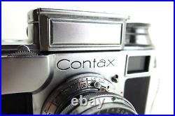 Vintage Contax III 35mm Film Rangefinder Camera with Carl Zeiss Sonnar 50mm F2