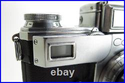 Vintage Contax III 35mm Film Rangefinder Camera with Carl Zeiss Sonnar 50mm F2