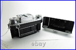 Vintage Contax III 35mm Film Rangefinder Camera with Carl Zeiss Sonnar 50mm F2