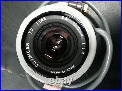 Vintage Cosmicar CCTV / Television Powered Camera Lens ES 12.5mm 11.4 Japan