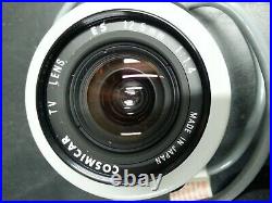 Vintage Cosmicar CCTV / Television Powered Camera Lens ES 12.5mm 11.4 Japan