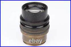 Vintage E Krauss Paris Quatryl 15cm f/4.5 Cine Lens for Ol'Ywood 35mm Camera