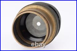 Vintage E Krauss Paris Quatryl 15cm f/4.5 Cine Lens for Ol'Ywood 35mm Camera