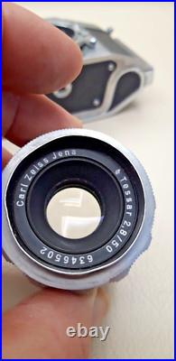 Vintage EXA II camera + carl zeiss jena tessar 2.8/50 lens