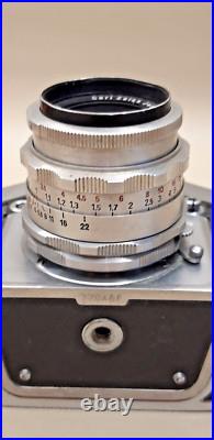 Vintage EXA II camera + carl zeiss jena tessar 2.8/50 lens Vintage EXA II camera + carl zeiss jena tessar 2.8/50 lens