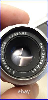 Vintage EXA II camera + carl zeiss jena tessar 2.8/50 lens