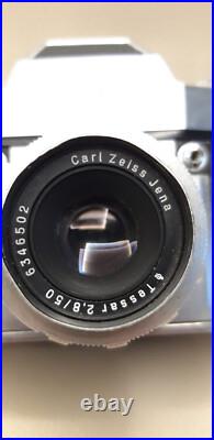 Vintage EXA II camera + carl zeiss jena tessar 2.8/50 lens Vintage EXA II camera + carl zeiss jena tessar 2.8/50 lens