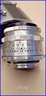 Vintage EXA II camera + carl zeiss jena tessar 2.8/50 lens Vintage EXA II camera + carl zeiss jena tessar 2.8/50 lens
