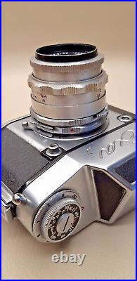 Vintage EXA II camera + carl zeiss jena tessar 2.8/50 lens