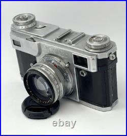 Vintage Early Kiev-4A 35mm RF Camera Jupiter-8M 2/50 Lens Works Great 1960 Year
