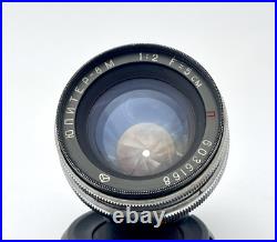 Vintage Early Kiev-4A 35mm RF Camera Jupiter-8M 2/50 Lens Works Great 1960 Year