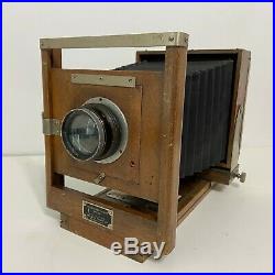 Vintage Eastman View Camera No 33A 5 X 8 Bausch & Lomb Tessar Series 1c Lens