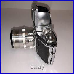 Vintage Exakta II a Jhagee Dresden Camera Jena 12 58 mm Lens Nice Works