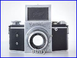 Vintage Exakta Ihagee B 4x6.5cm Medium Format CAMERA JENA ZEISS TESSAR Lens READ Vintage Exakta Ihagee B 4x6.5cm Medium Format CAMERA JENA ZEISS TESSAR Lens READ