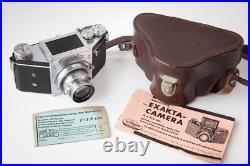 Vintage Exakta Ihagee B 4x6.5cm Medium Format CAMERA JENA ZEISS TESSAR Lens READ Vintage Exakta Ihagee B 4x6.5cm Medium Format CAMERA JENA ZEISS TESSAR Lens READ