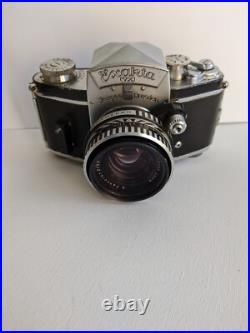 Vintage Exakta Ihagee Camera from 1960s with Manual & Carl Zeiss Jena 50mm Lens