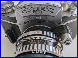 Vintage Exakta Ihagee Camera from 1960s with Manual & Carl Zeiss Jena 50mm Lens