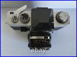 Vintage Exakta RTL1000 Camera with Oreston 1.8/50 Meyer Optic Lens E. Germany