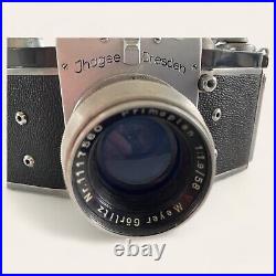Vintage Exakta Varex Jhagee Dresden camera- Primopian Meyer Görlitz Lens 35mm