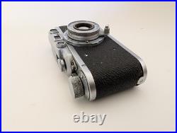 Vintage FED NKVD Rangefinder 35mm Camera with 3.5 50mm Lens Vintage 50s USSR