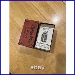 Vintage Falcon-Flex Reflex Camera Model M All Aluminum Case Box 1940's