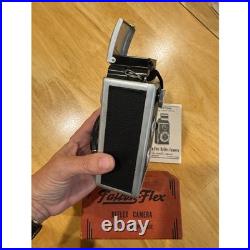 Vintage Falcon-Flex Reflex Camera Model M All Aluminum Case Box 1940's