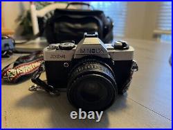 Vintage Film 35mm Camera Minolta XG1 35mm SLR w 55mm Lens Japan 1970' Parts