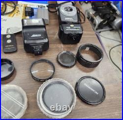 Vintage Film Camera & Lens Collection Lot