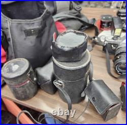 Vintage Film Camera & Lens Collection Lot