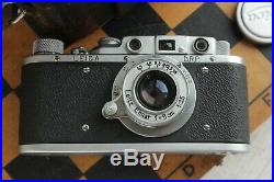 Vintage Film Leica camera D. R. P Lens Elmar f3.5/50mm Silver (FED Copy)