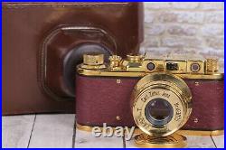 Vintage Film camera Leica II D Berlin 1936, Lens Sonnar Carl Zeiss f2.8/52mm