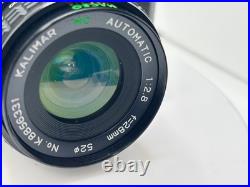 Vintage Fujica STX-1 35mm Camera Kit with 28mm f/2.8 Wide Angle Lens TESTED