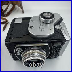 Vintage Fujita Soligor 66 Medium Format Camera 80mm f/3.5 Lens with Case Parts Vintage Fujita Soligor 66 Medium Format Camera 80mm f/3.5 Lens with Case Parts