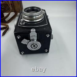 Vintage Fujita Soligor 66 Medium Format Camera 80mm f/3.5 Lens with Case Parts