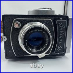 Vintage Fujita Soligor 66 Medium Format Camera 80mm f/3.5 Lens with Case Parts Vintage Fujita Soligor 66 Medium Format Camera 80mm f/3.5 Lens with Case Parts