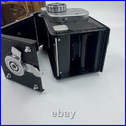 Vintage Fujita Soligor 66 Medium Format Camera 80mm f/3.5 Lens with Case Parts