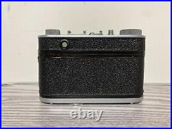 Vintage Futura 35mm Rangefinder Camera Evar 50mm F2 Lens Leather Case German