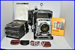 Vintage GRAFLEX INC. SPEED GRAPHIC Press style bellows camera With Ektar lens
