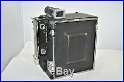 Vintage GRAFLEX INC. SPEED GRAPHIC Press style bellows camera With Ektar lens