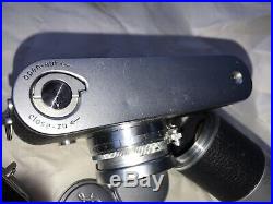 Vintage Germany Rare Lot Leica Camera & 5 Accessory Including Lens