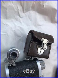 Vintage Germany Rare Lot Leica Camera & 5 Accessory Including Lens