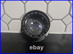 Vintage Goerz Apochromat Red Dot Artar 14 Inch F/9 Large Format Barrel Lens