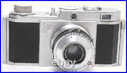 Vintage Goldammer Golda 35mm film camera RF w. Schneider Radionar 2.9/50mm and