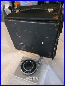 Vintage Graflex Camera Body with Graflex Optar 135mm Lens for Parts Restoration