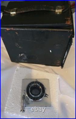 Vintage Graflex Camera Body with Graflex Optar 135mm Lens for Parts Restoration Vintage Graflex Camera Body with Graflex Optar 135mm Lens for Parts Restoration
