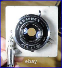 Vintage Graflex Crown Graphic 4X5 Camera with Kodak Ektar 127mm lens Parts/Repair Vintage Graflex Crown Graphic 4X5 Camera with Kodak Ektar 127mm lens Parts/Repair
